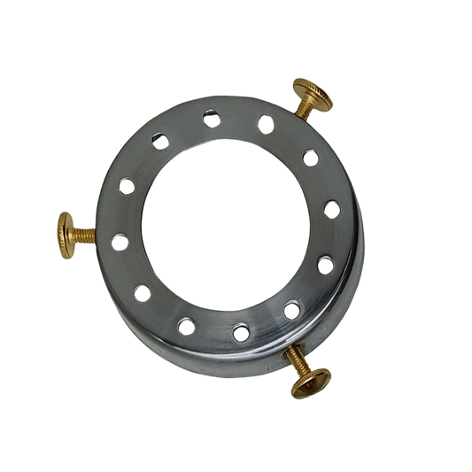 Satin Nickel Lamp Shade Cap for Pendant Light Socket Holder Fitting~1033 - LEDSone UK Ltd