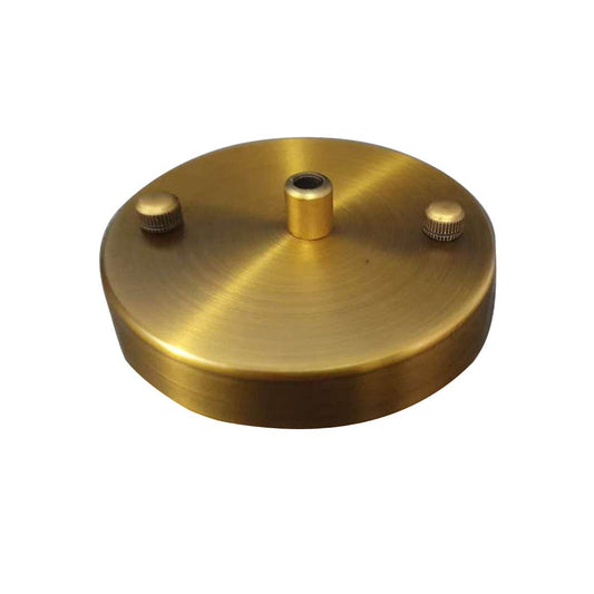 Front Fitting Single Point Yellow Brass Color Outlet Ceiling~1232 - LEDSone UK Ltd