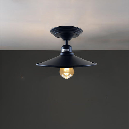 Ceiling Mounted Lamp Black Metal Near UK