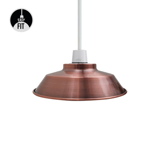 Vintage Style Metal Ceiling Lights Copper Shades -2075