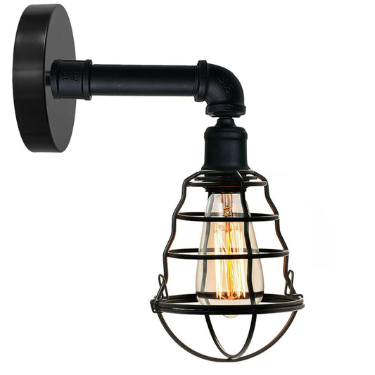 Modern Retro industrial Water pipe Wall light vintage indoor fixture Light~3407 - LEDSone UK Ltd