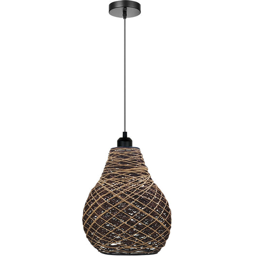Woven Pendant lamp Adjustable Height Creative Design Hanging lamp Chandelier Pendant~1964 - LEDSone UK Ltd