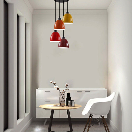 Vintage Industrial Retro Style Metal Lamp Shade Ceiling Hanging Pendant Light-4078