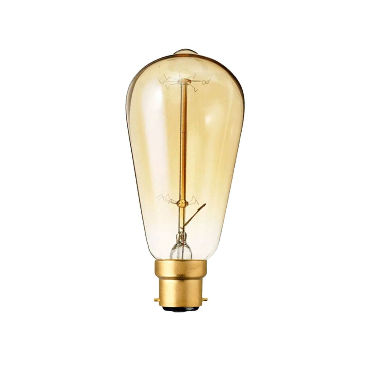 Edison Vintage Light Bulbs with Bayonet Fitting Classic  60W