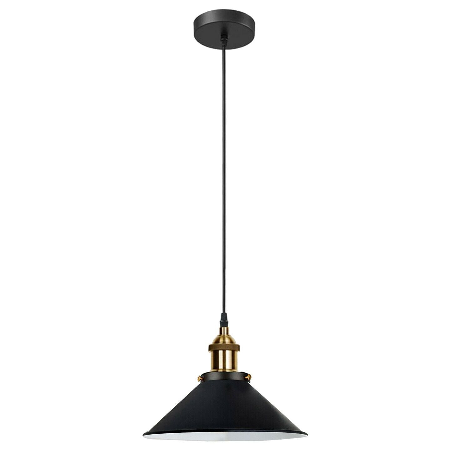 Vintage E27 Ceiling Pendant Light Lampshade Industrial Pendant Lamp Bulb Holder~2062 - LEDSone UK Ltd
