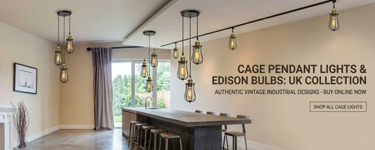 The Industrial Lighting Blueprint: How to Pair Wire Cage Pendant Lights with the Perfect Edison Bulbs