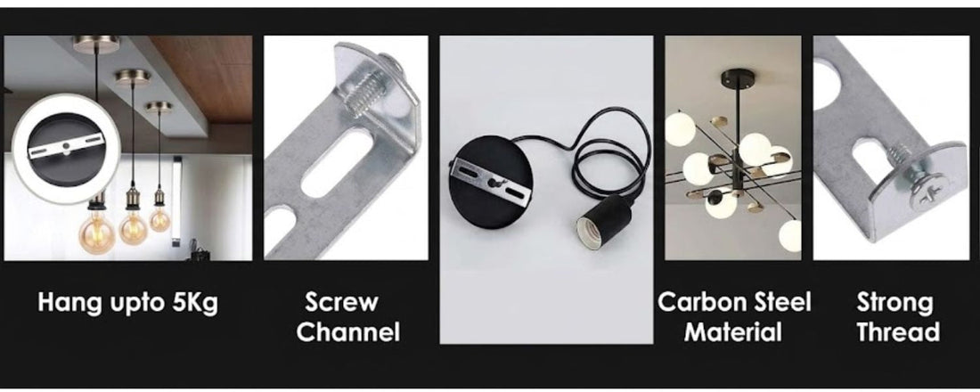 Ceiling light brackets: types and installation guide