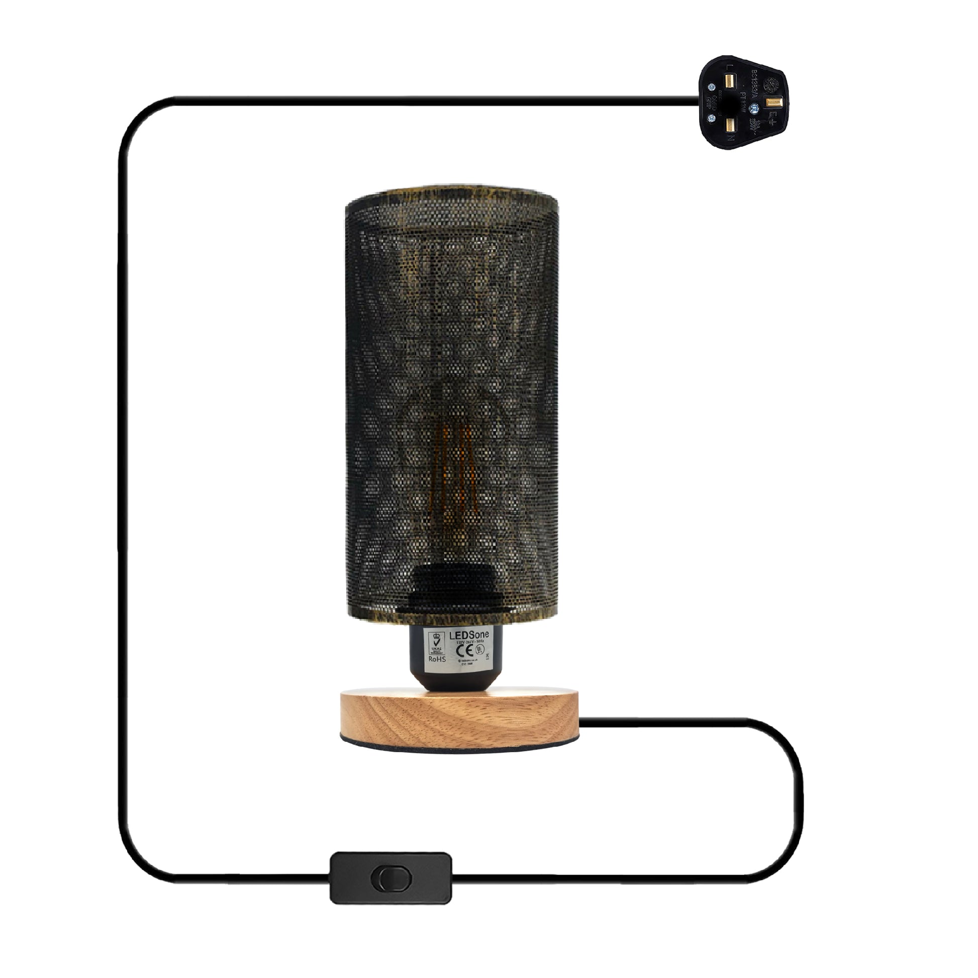 Switch Barrel Cage Table Lamp 