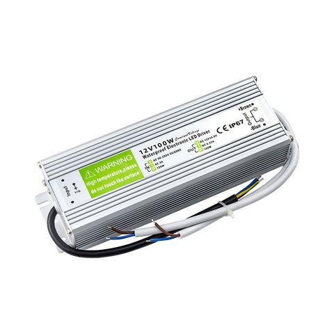 IP67 Waterproof DC 12V 100W LED Driver LED Power Supply Transformer ~3373