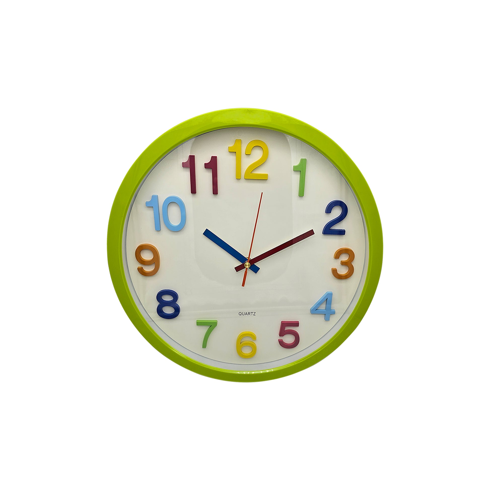 Colorful Kids Wall Clock| Silent Non-Ticking Quality Quartz