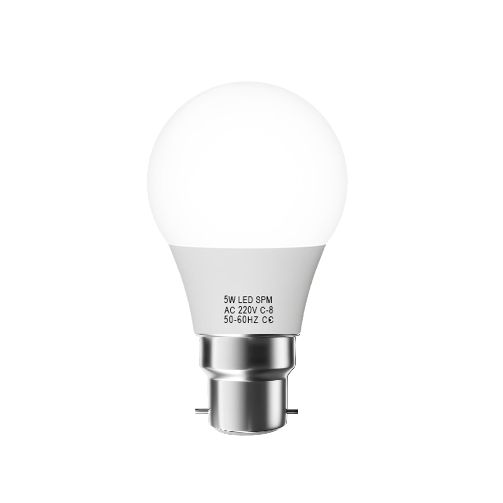 5W LED B22 A60 Warm White Bulb