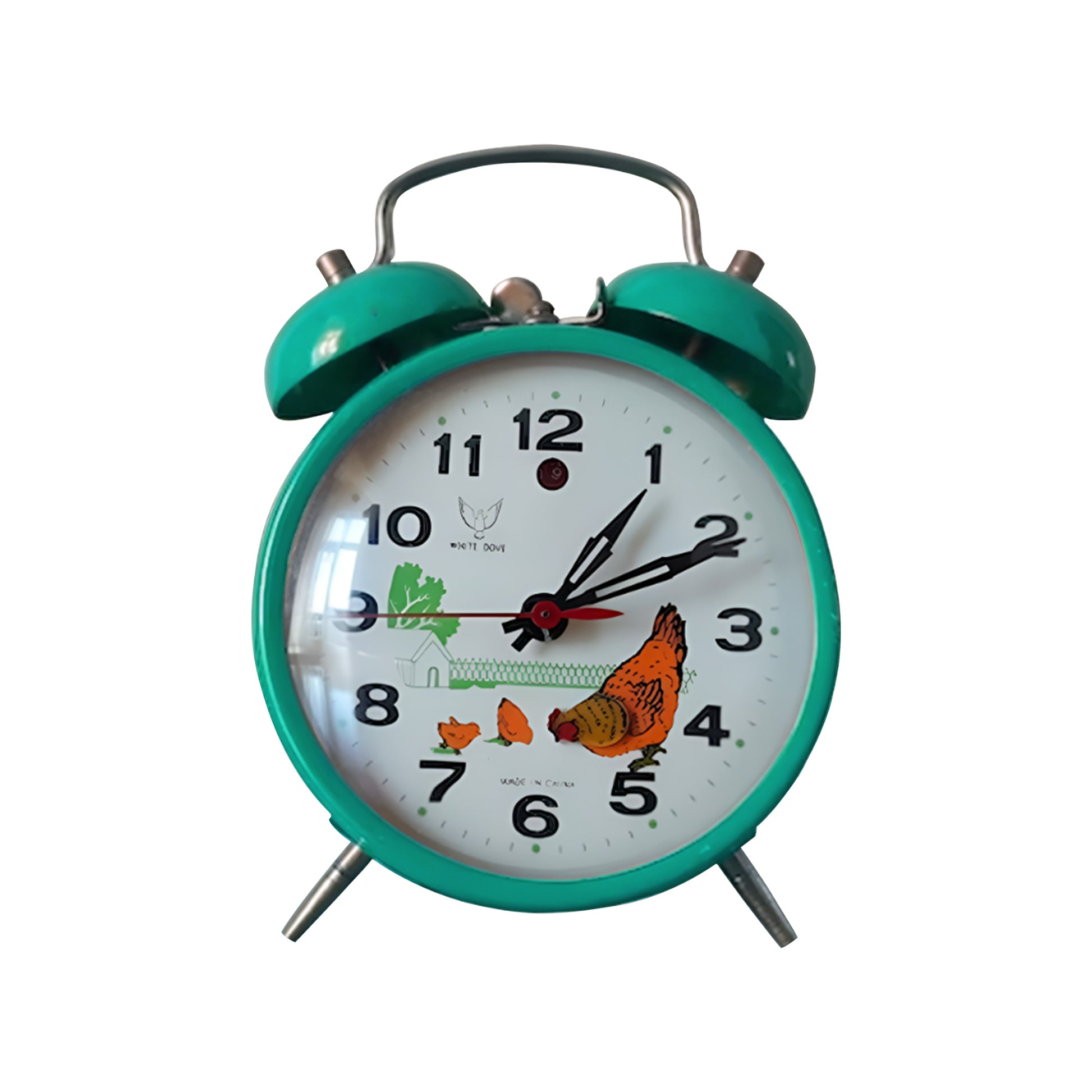 Twin Bell Alarm Clock :Twin bell Alarm Clock (Silent Tick)Bedside Clock