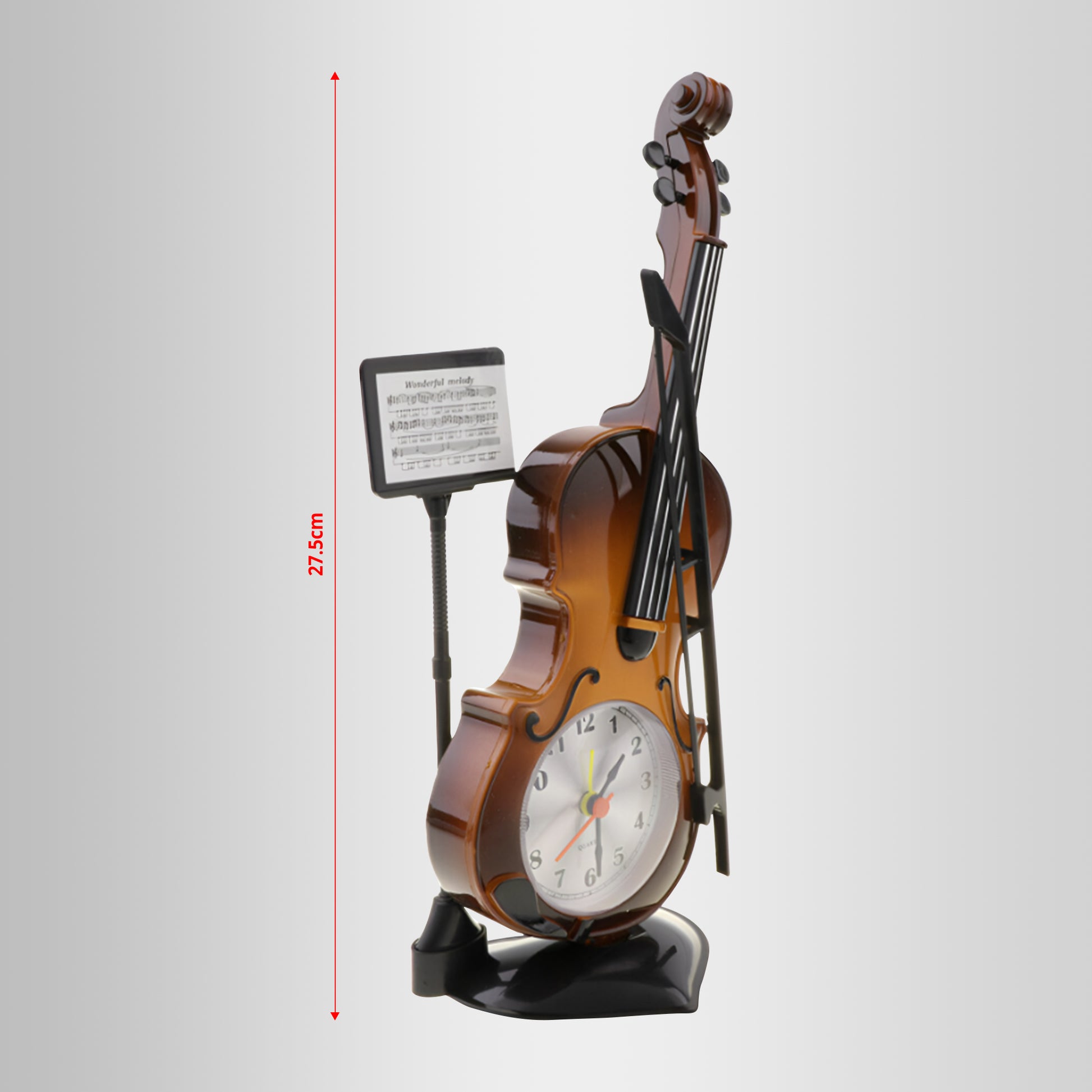 Violin Clock - Size Image