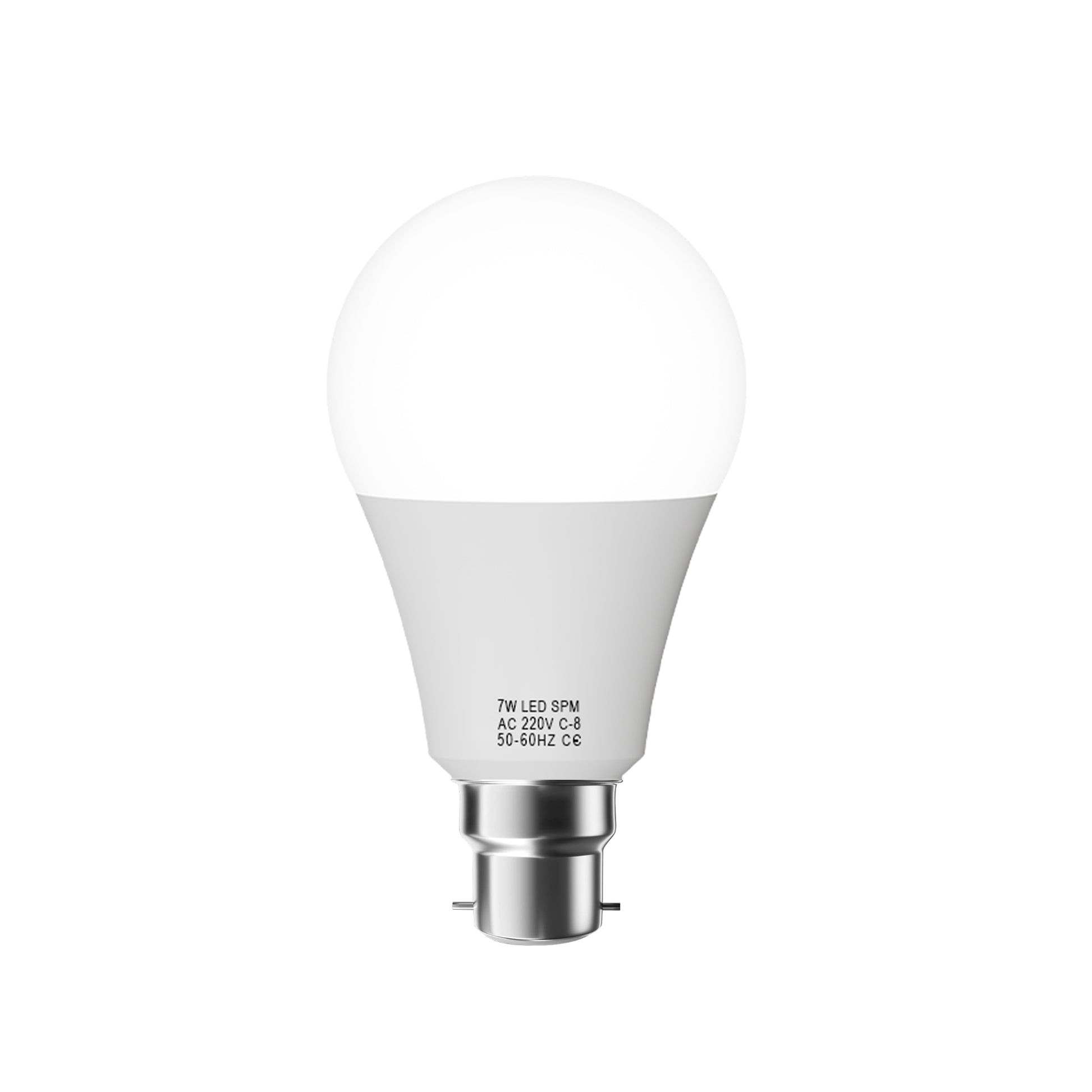 7W B22 Warm white A60 Led Light Bulb