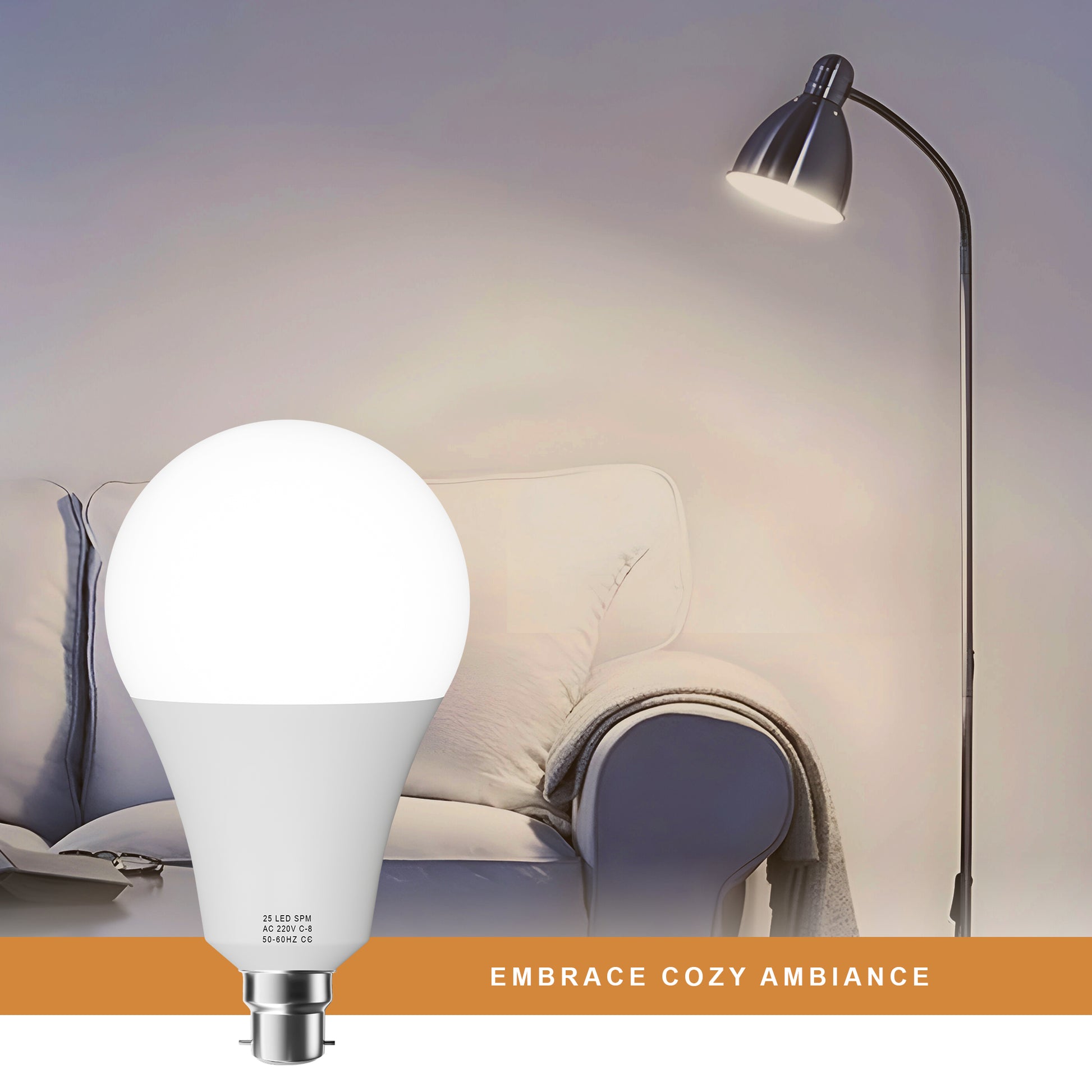 Energy-efficient LED light bulb