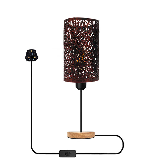 Metal Net cage Table Desk lamp