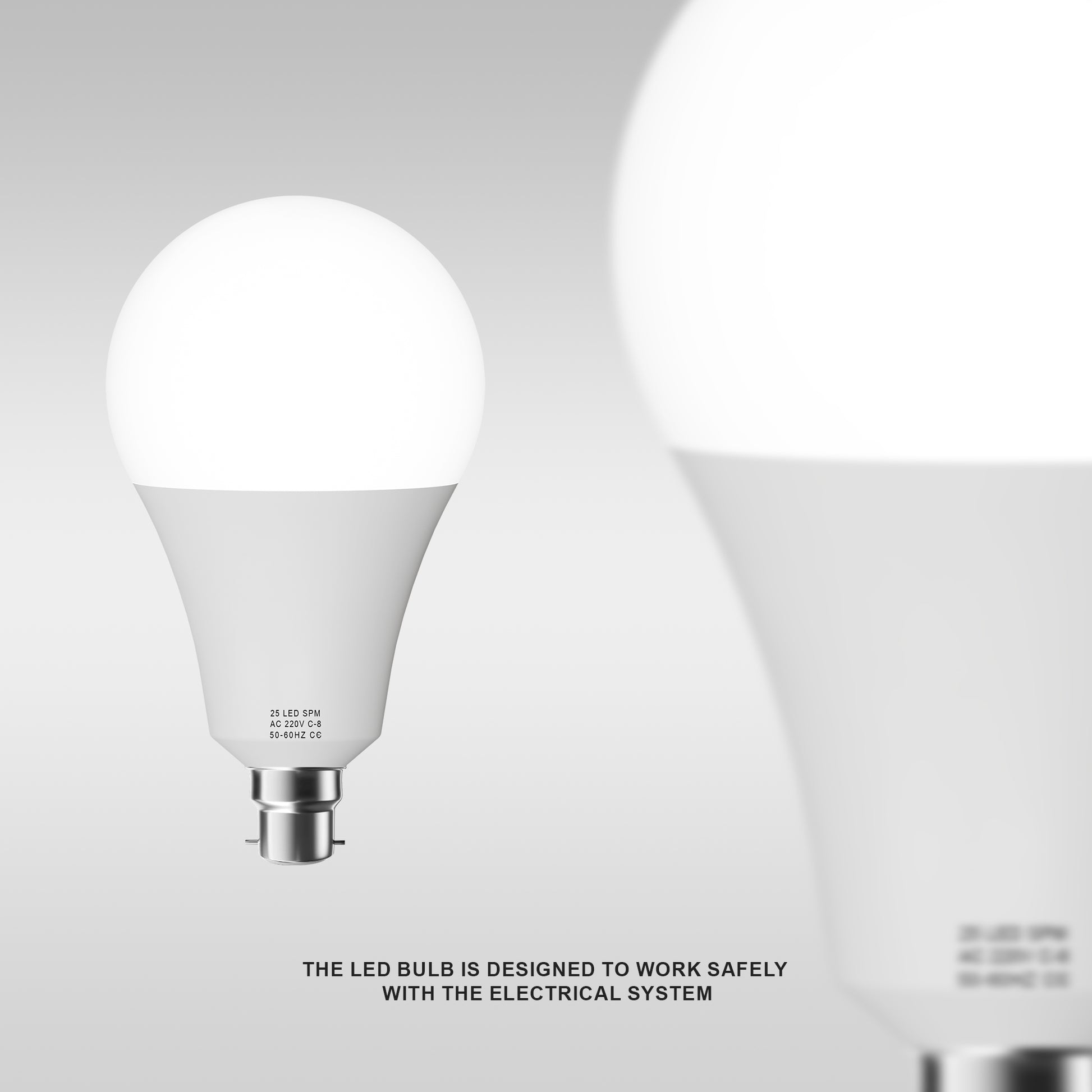 220-240v push in light bulbs