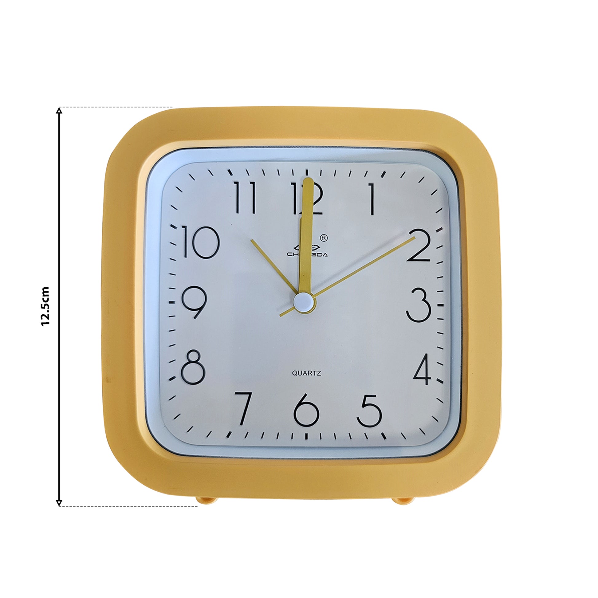 Orange 5 Inch Alarm Clock - Size Image