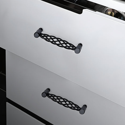 Matt Black 128mm Cabinet Door Handles Drawers & Cupboards ~2413