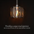 Modern Crystal Glass Lamp Cage Ceiling Light Fixture -5555