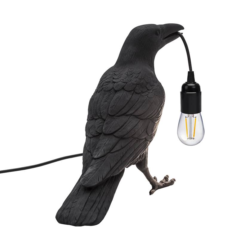 Black Raven  Hanging Tabe Lamp