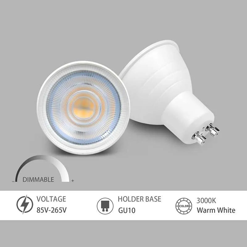 5W GU10 Base LED SpotLight gu10 Bulbs Dimmable Non Dimmable