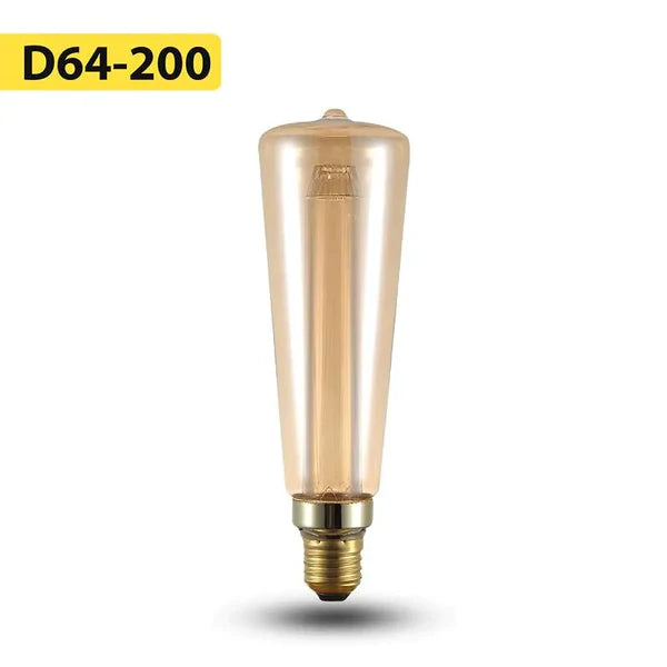 Vintage d64-200 E27 Base Edison Tubular Decorative Bulbs