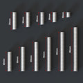 5 x M10 Threaded Aluminum rod Nipple hollow tube in various length ~ 2898
