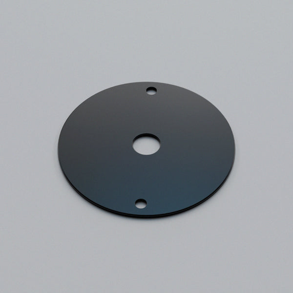 Industrial 20mm Conduit Box Lid Round 10mm Centre Hole ~ 6120 – Black