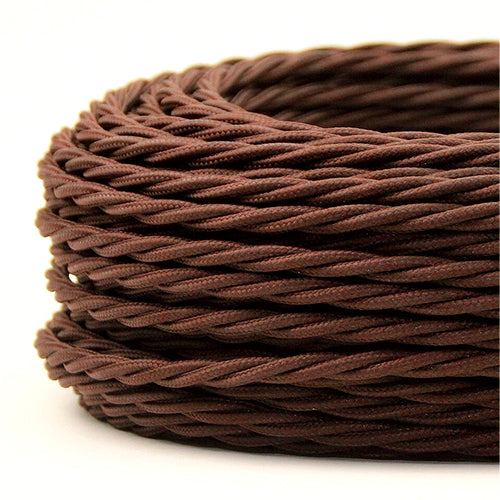 Durable cloth-covered electrical cord for vintage lamps