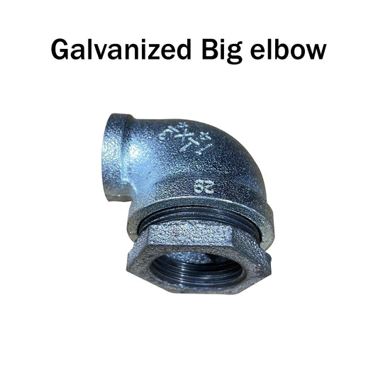 GALVANISED MALLEABLE IRON Bend 90 BIG Elbow PIPE FITTINGS~4524