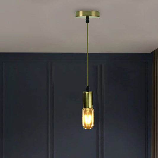 Ceiling Light Bulb Holder Pendant Light Metal E27 Light Bulb Holders for Living Room, Dining Room and Kitchen Island~1294