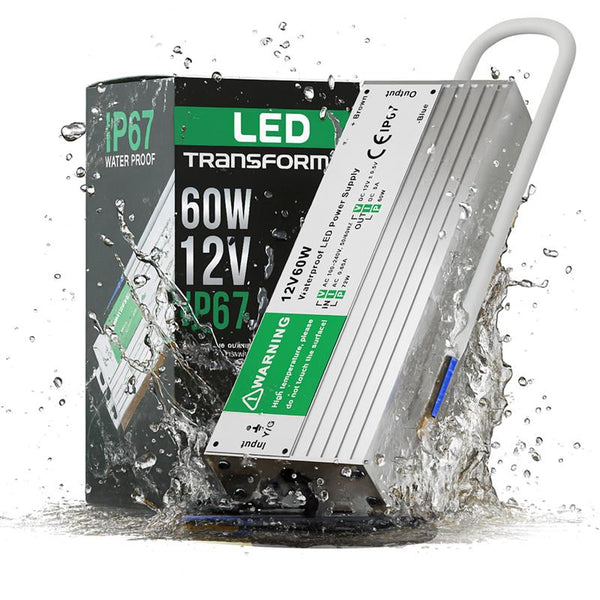 IP67 Waterproof DC 12V 60W LED Driver LED Power Supply Transformer ~3355