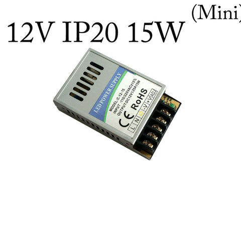 IP20 AC 110/220V to DC12V 15W/25W Mini Switching Power Supply Driver ~3266