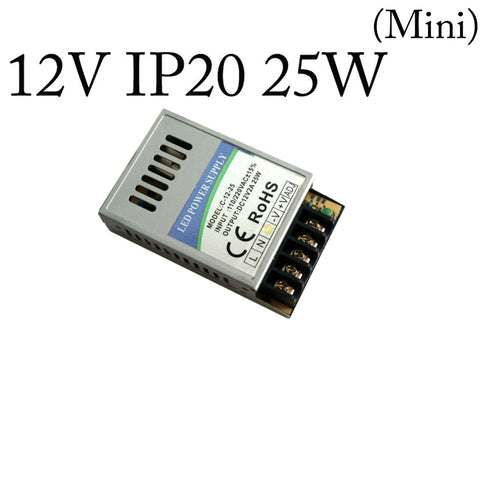 IP20 AC 110/220V to DC12V 15W/25W Mini Switching Power Supply Driver ~3266