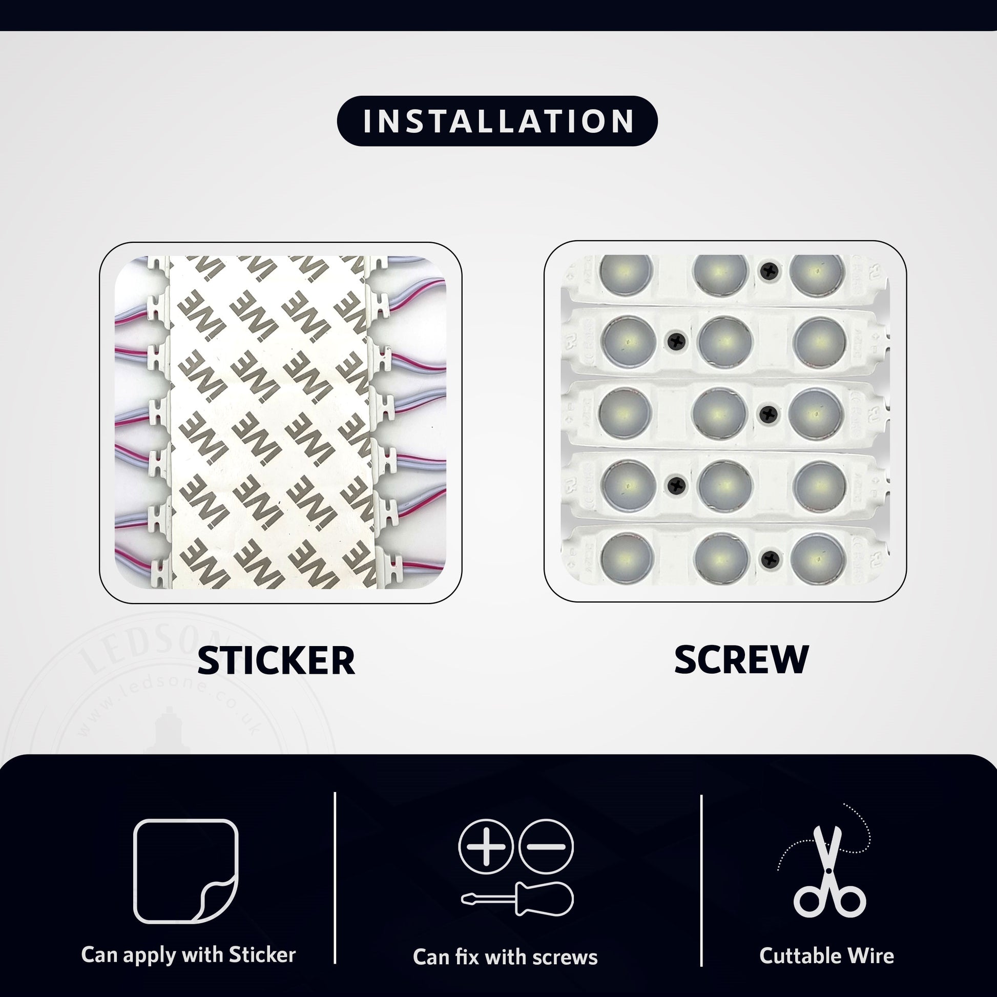 12 volt led injection light