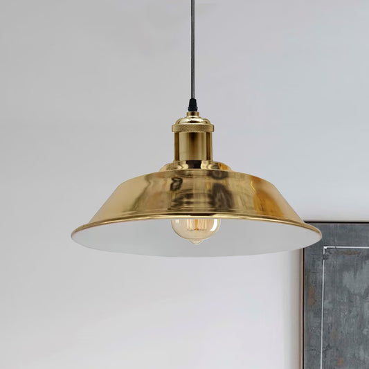 Vintage Modern Industrial Ceiling Lamp Shade Pendant Light Retro Loft French Gold~1320