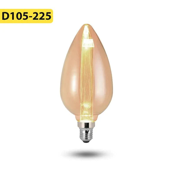 Vintage d105- 225 E27 Base Edison Tubular Decorative Bulbs