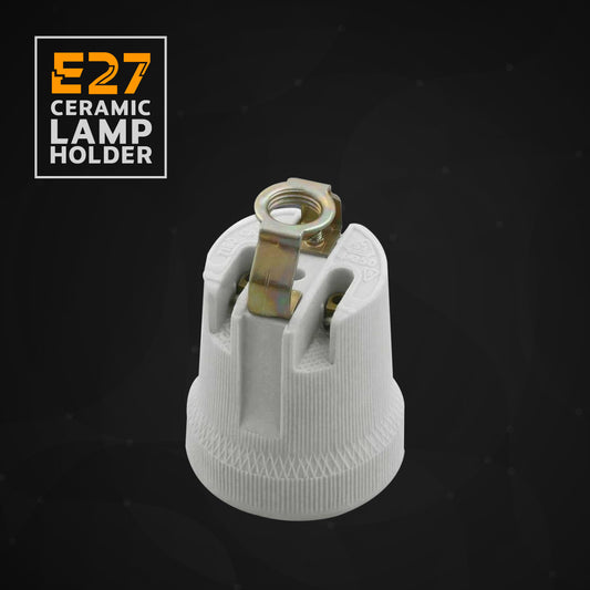Ceramic heating bulb lamp holder 