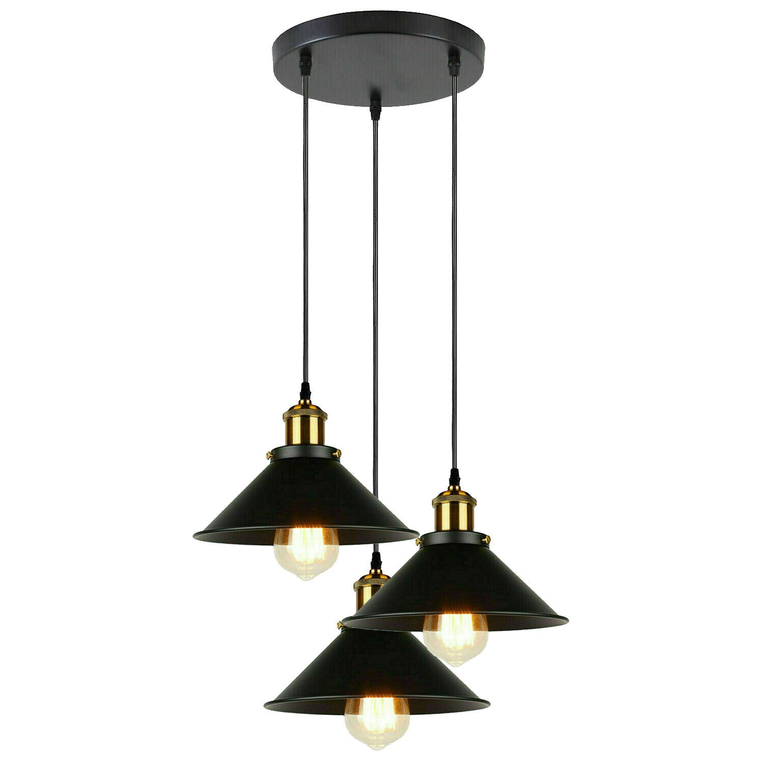 Industrial Vintage Metal Pendant Lamp Shade Ceiling Light ~3868