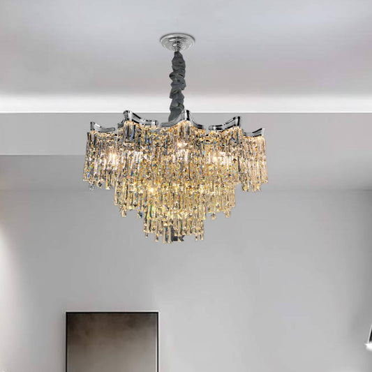Hanging Crystal Chandelier Living Room Lighting Luxury ~5005