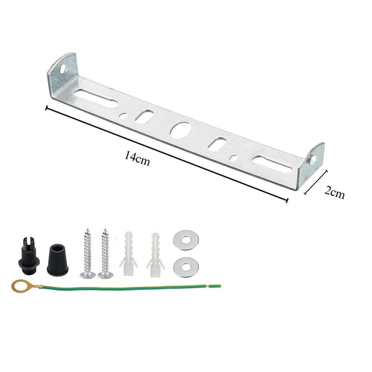 140mm Side Fitting Ceiling Rose Strap Bracket for Light Fixing, Metal Ceiling Plate Bracket~4122