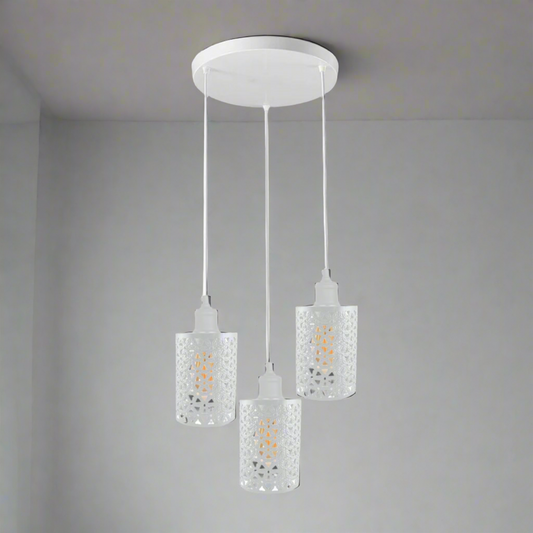 Premium 3-Light Pendant | White Lighting