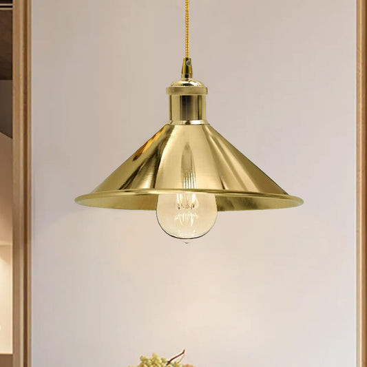 Rustic Style Metal Pendant Light Hanging Lamp Ceiling Industrial Brushed~1517