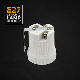 CERAMIC Porcelain Type 5 ES E27 edison screw Heat Bulb Lamp Holder ~2962