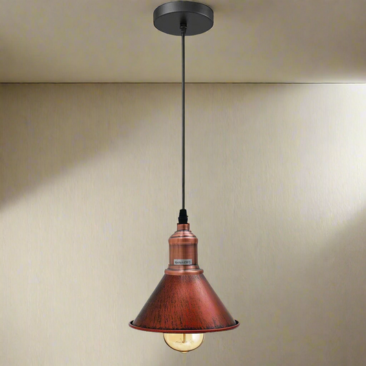 Industrial Metal Ceiling E27 Lamp Shade Pendant Light~5344