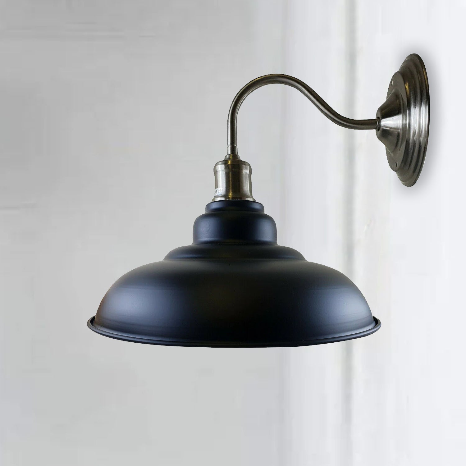 Black colour Modern Industrial Indoor Wall Light Fitting Painted Metal Lounge Lamp~1665