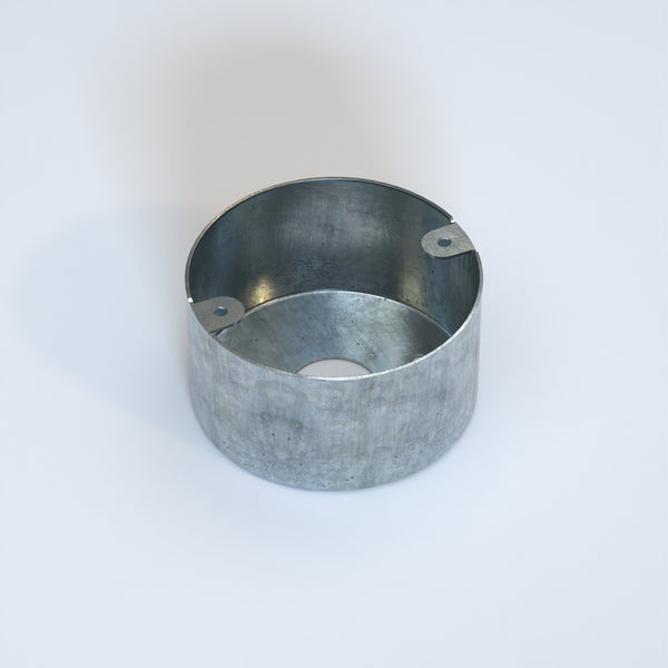 20 mm metalen lus-in-doosklem voor elektrische aansluitingen ~5545 – Zilver