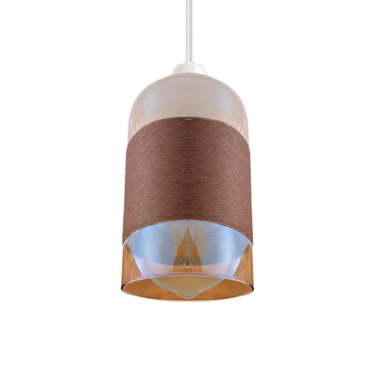 Modern Floral Glass Lampshade Chrome Finish E27 B22~ 5499