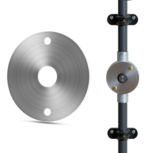 Buisdeksel 14 mm middengat schakelaar fitting afdekkingen voor aansluitdozen -5563